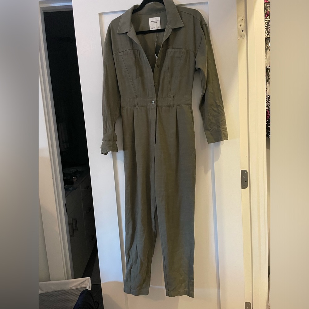 Green jumpsuit